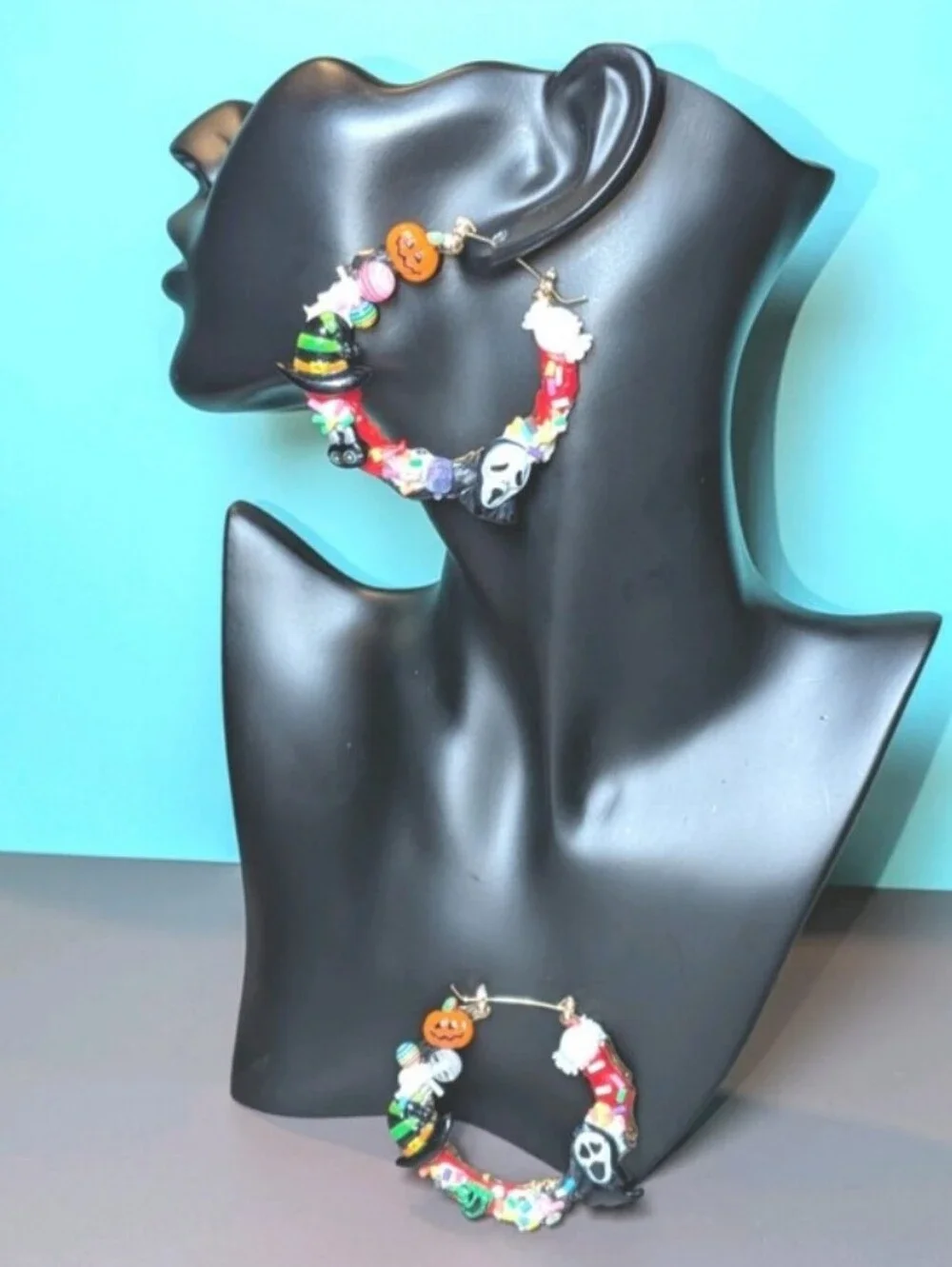 Handmade bold hoop